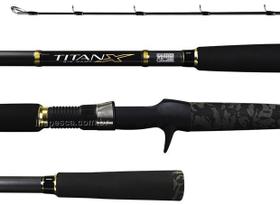 Vara Para Carretilha Marine Sports Titan X 6'6" (1,98m) 12-25lbs TTX-C661MH - Inteiriça