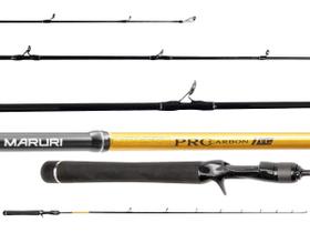 Vara Para Carretilha Maruri Pro Carbon FG 5'6'' (1,68m) 7-14lbs PFG-C14-561ML - Inteiriça Vara Para Carretilha Maruri Pro Carbon FG 5'6'' (1,68m) 7-14lbs PFG-C14-561ML - Inteiriça