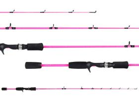 Vara Para Carretilha Maruri Selenium Princesa 5'6" (1,68m) 10-20lb SL-PR-C561M Rosa - Inteiriça