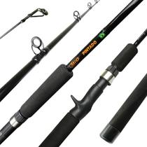 Vara Para Carretilha Pintado CP-12 2,00mts 30-60lbs Preta 1 Parte - MIG