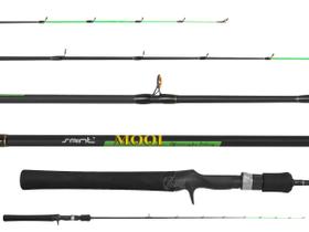 Vara Para Carretilha Saint Plus Mooi 4'5" (1,30m) 4-14Lbs - 1301BC - Inteiriça