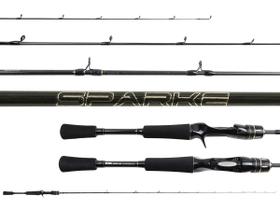 Vara Para Carretilha Saint Plus Sparke Up Set Solid Carbon 6'0" (1,80m) 4-14bs 601BC - 2 Partes