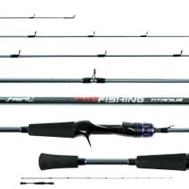 Vara Para Carretilha Saint Pro Fishing Titanium 5'8" (1,74m) 4-12Lbs 581BC - 2 Partes
