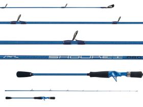 Vara Para Carretilha Saint Shoukei Pro 6'3" (1,90m) P.E 1.0-2.5 - Drag 6,5kg - 632BC - 2 Partes