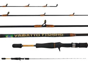 Vara Para Carretilha Yamatto Piapara Carbono 3'6'' (1,10m) 4-14lb YMT1110-CL - Inteiriça Vara Para Carretilha Yamatto Piapara Carbono 3'6'' (1,10m) 4-14lb YMT1110-CL - Inteiriça