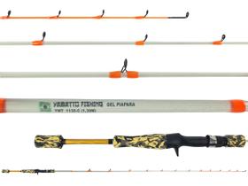 Vara Para Carretilha Yamatto Piapara Gel 3'9'' (1,20m) 8-15lb YMT1120-CL - Inteiriça Vara Para Carretilha Yamatto Piapara Gel 3'9'' (1,20m) 8-15lb YMT1120-CL - Inteiriça