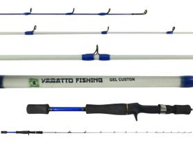 Vara Para Carretilha Yamatto Piapara Gel Custom 4'3'' (1,30m) 3-12lb YMT1130-C - Inteiriça Vara Para Carretilha Yamatto Piapara Gel Custom 4'3'' (1,30m) 3-12lb YMT1130-C - Inteiriça