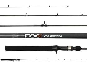 Vara Para Carretilha Zest Fox Carbon 6'0" (1,83m) 12-25lbs FXC-C601MH - Inteiriça