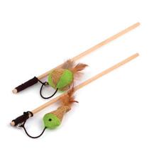 Vara para Gato Rato Sisal com penas