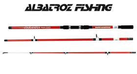 Vara Para Molinete Albatroz Fishing Caranha Surf 4203 (4,20m) 40-60Lbs - 3 Partes