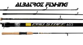 Vara Para Molinete Albatroz Fishing Pro Staff 6'0" (1,80m) 10-20Lbs -S602 - 2 Partes