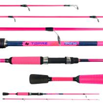 Vara Para Molinete Albatroz Topaz Pink Edition 5'6" (1,68m) 6-12lbs S562 - 2 Partes Vara Para Molinete Albatroz Topaz Pink Edition 5'6" (1,68m) 6-12lbs S562 - 2 Partes