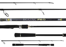 Vara Para Molinete Lumis Jigging Pro Spin 6'3" (1,92m) 20-40lbs JGPS632H - 2 Partes