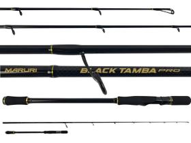 Vara Para Molinete Maruri Black Tamba Pro 7'0'' (2,10m) 30-60lbs S702-H-XF - 2 Partes Up-Set Vara Para Molinete Maruri Black Tamba Pro 7'0'' (2,10m) 30-60lbs S702-H-XF - 2 Partes Up-Set