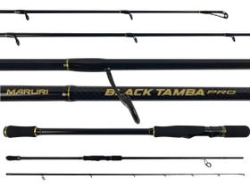 Vara Para Molinete Maruri Black Tamba Pro 8'0'' (2,40m) 30-60lbs S802-H-XF - 2 Partes Vara Para Molinete Maruri Black Tamba Pro 8'0'' (2,40m) 30-60lbs S802-H-XF - 2 Partes