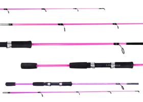 Vara Para Molinete Maruri Selenium Princesa 5'6" (1,68m) 10-20lb SL-PR-S562M Rosa - 2 Partes