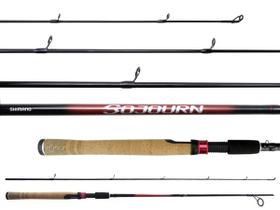 Vara Para Molinete Shimano SOJOURN 6'0" (1,83m) 6-12Lbs SJSM60M2B - 2 Partes