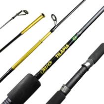 Vara Para Molinete Tilapia MP-07 1,80mts 4-10lbs Preta 2 Partes -Mig