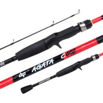 Vara Pesca Carretilha Albatroz Ágata Carbono 1,68M 6-12Lb 2P