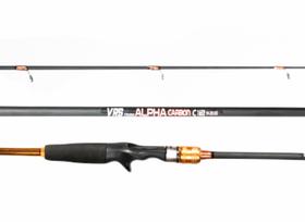 Vara Pesca Carretilha Carbono 1,65 metros 20 libras