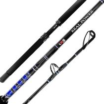 Vara Pesca Carretilha Extra Pesada Lumis Real Power 80-160Lbs 1,80m Inteiriça Vara Pesca Carretilha Extra Pesada Lumis Real Power 80-160Lbs 1,80m Inteiriça