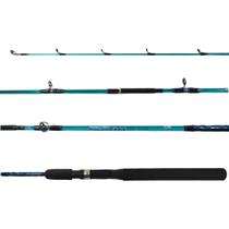 Vara Pesca Carretilha Maruri Blue Bass 1,68m 8-15lbs Fibra de Vidro Bipartida 2P