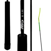 Vara Pesca Leve MIG Lisa de mão de barranco B 1,90m para Tilápia Piáu Corvina