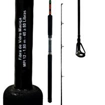 Vara Pesca MIG Pintado 40-80lb Inteiriça MPI12 1,80m Fibra de Vidro Molinete