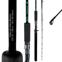 Vara Pesca MIG Tambaqui 20-40lb Inteiriça CPI10 1,80m Fibra de Vidro Carretilha