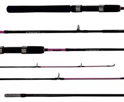 Vara pop fishing frost rosa 1,65m 10-20 lbs p/ carretilha inteiriça Vara pop fishing frost rosa 1,65m 10-20 lbs p/ carretilha inteiriça