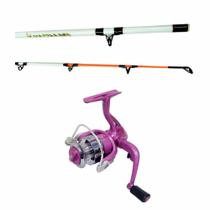 Vara pra Tamba e Pira Ong Cast 2,70m 40lb C/ Molinete Carina 5000 Vara pra Tamba e Pira Ong Cast 2,70m 40lb C/ Molinete Carina 5000