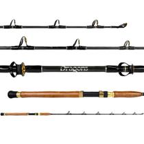 Vara Profissional Para Molinete Pesca Pesada Rios Mar 80lbs