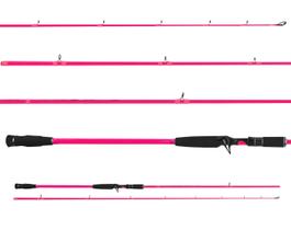 Vara saint accept rosa 581 1,73m interiça p/carretilha