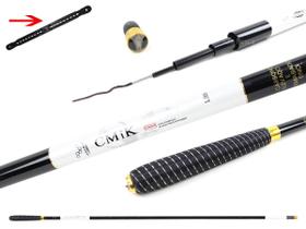 Vara Telescópica Cmik 100% Carbono Gomo Longo (6,30m) 10-18lbs - Várias Cores