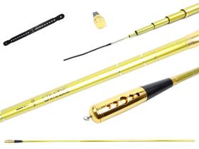 Vara Telescópica Cmik Limited 100% Carbono Gomo Longo (4,50m) 8-14lbs