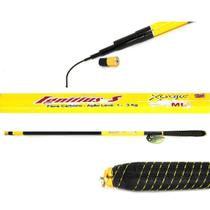 Vara telescópica fibra de carbono 3,6 metros ultra leve