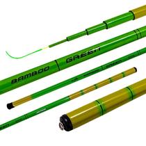 Vara Telescópica Lisa Green Bamboo 4,00m Jaú Pesca