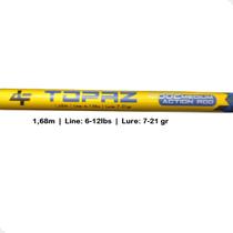 Vara Topaz Da Albatroz Fishing P/ Molinete 6-12lb 1,68m Vara Topaz Da Albatroz Fishing P/ Molinete 6-12lb 1,68m