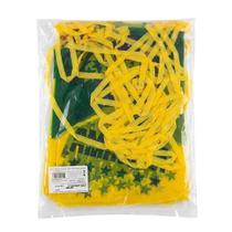 Varal 10 Bandeirolas Plásticas Paixão 10m 20x30 Verde Amarelo Varal 10 Bandeirolas Plásticas Paixão 10m 20x30 Verde Amarelo