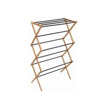 Varal 3 andares bambu c/ hastes metálicas preto - Simplo