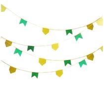 Varal 40 Metros Bandeirinha Seda Verde Amarela Copa do Mundo