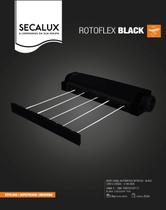 Varal Automático P Apartamento Rotoflex Black 5 Cordas 4,1M