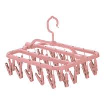 Varal Calcinha Meia Cueca Peça Intima com 32 Prendedores Reforçado