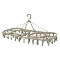 Varal com 38 prendedores Roupa Intima Roupas Leves Reforçado Giratório