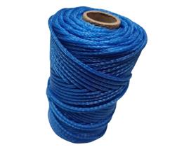 Varal Corda Nylon Unifio Azul Rolo Com 100 metros