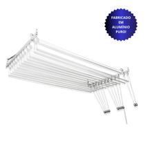 Varal de 12 Varetas Individuais - 1 Metro - Varal 10 Varetas + Extensor 2 varetas Varal de 12 Varetas Individuais - 1 Metro - Varal 10 Varetas + Extensor 2 varetas