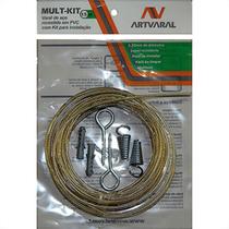 Varal De Aco Multi 15Mt 3,30Mm C/Kit