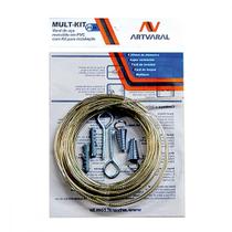 Varal De Aco Multi 20Mt 3,30Mm C/Kit Varal De Aco Multi 20Mt 3,30Mm C/Kit