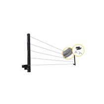 Varal de aço revestido em pvc 20m + par suporte varal 50cm Varal de aço revestido em pvc 20m + par suporte varal 50cm
