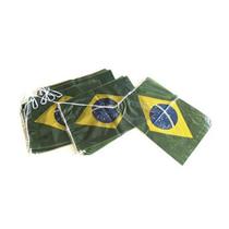 Varal de Bandeiras do Brasil - 10 metros